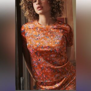 Savage X Fenty Psychedelic Velvet Sleep Top NWT